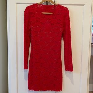 Red Lace Dress